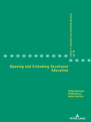 cover image of Opening and Extending Vocational Education